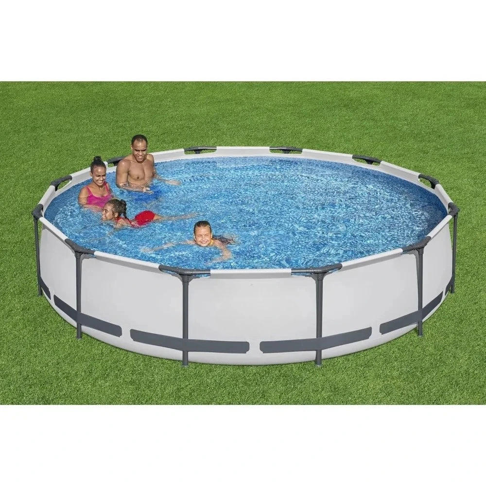 Steel Pro MAX Above Ground PoolSet CorrosionResistantFrame FilterPump DeluxeQuality Durable