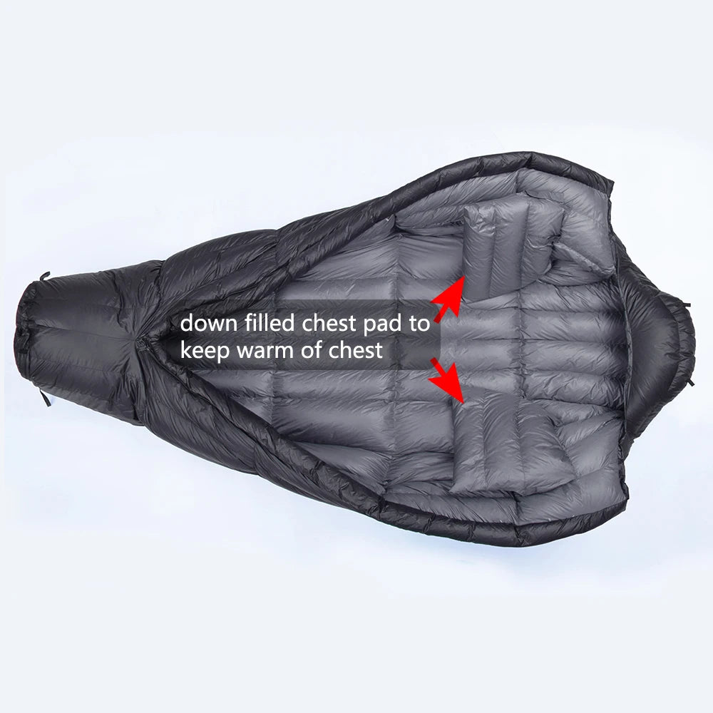Kamperbox Winter Down Sleeping Bag Ultralight Camping Gear