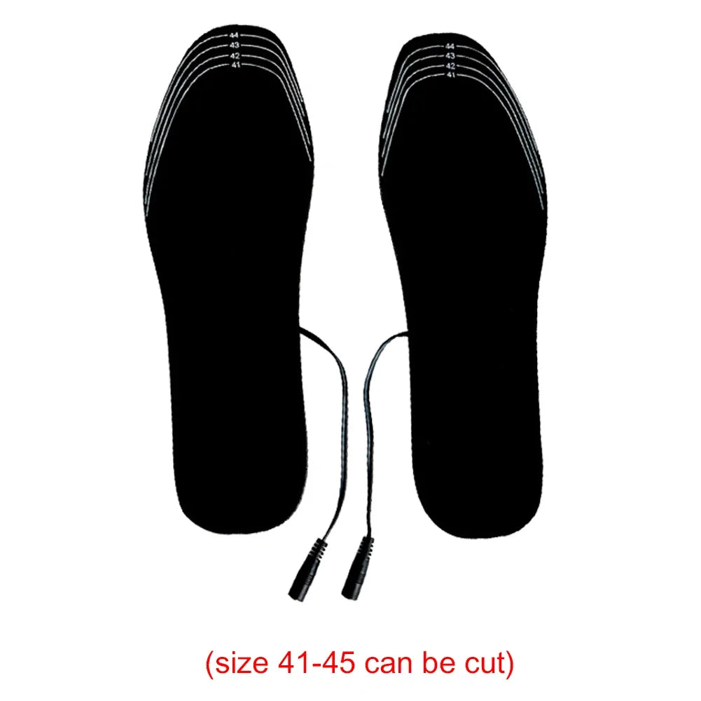 AZURAOKEY USB Heated Shoe Insoles Thermal Foot Warmer