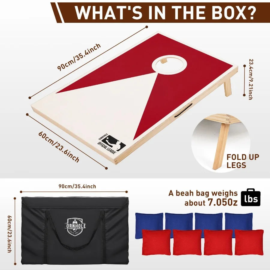 Guangdong Solid Wood Premium Cornhole Set With Bags