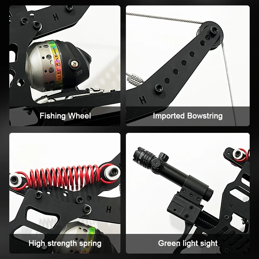 High Concerned Fire Dragon Dual Use Compound Bow With Reel