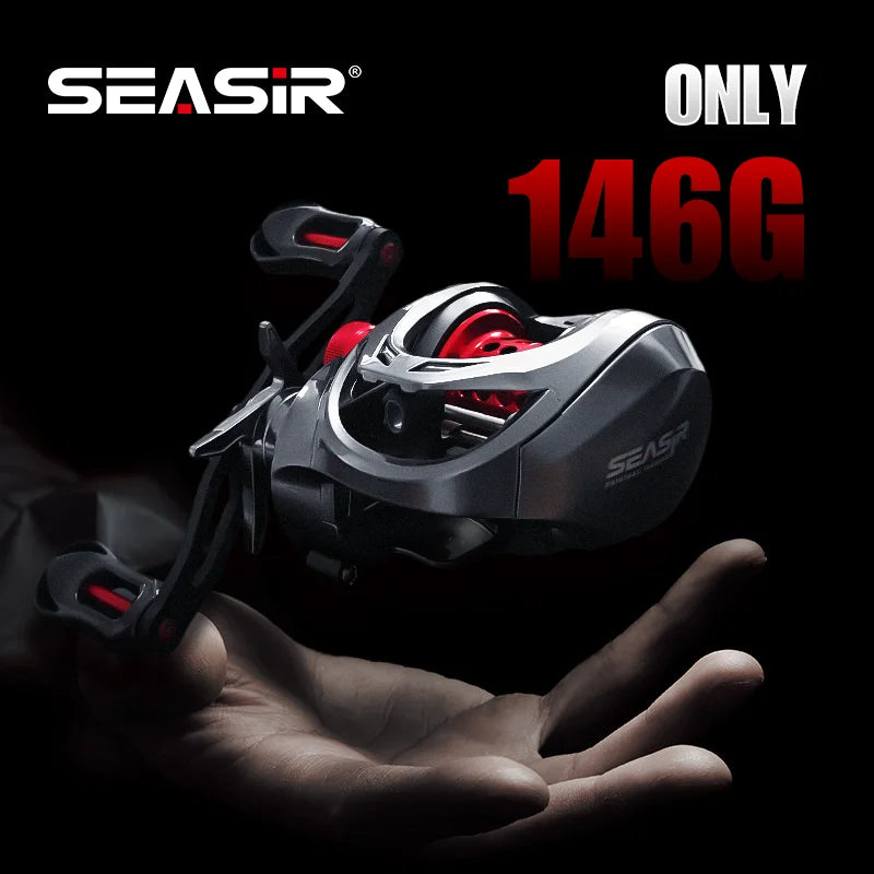 SeaSir Baitcasting Reel Ultralight Carbon Gear Ratio 7.3