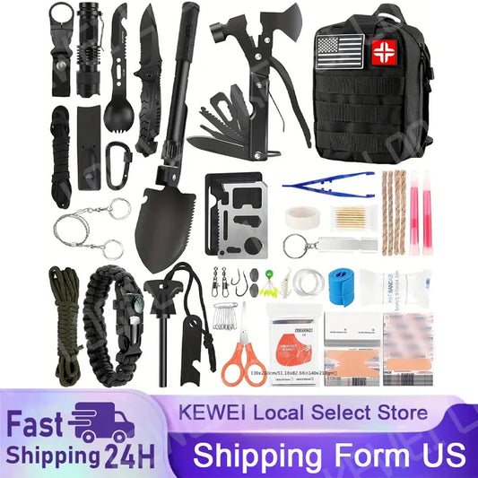 Hign Concerned Outdoor Survival First Aid Kit Emergency Gear