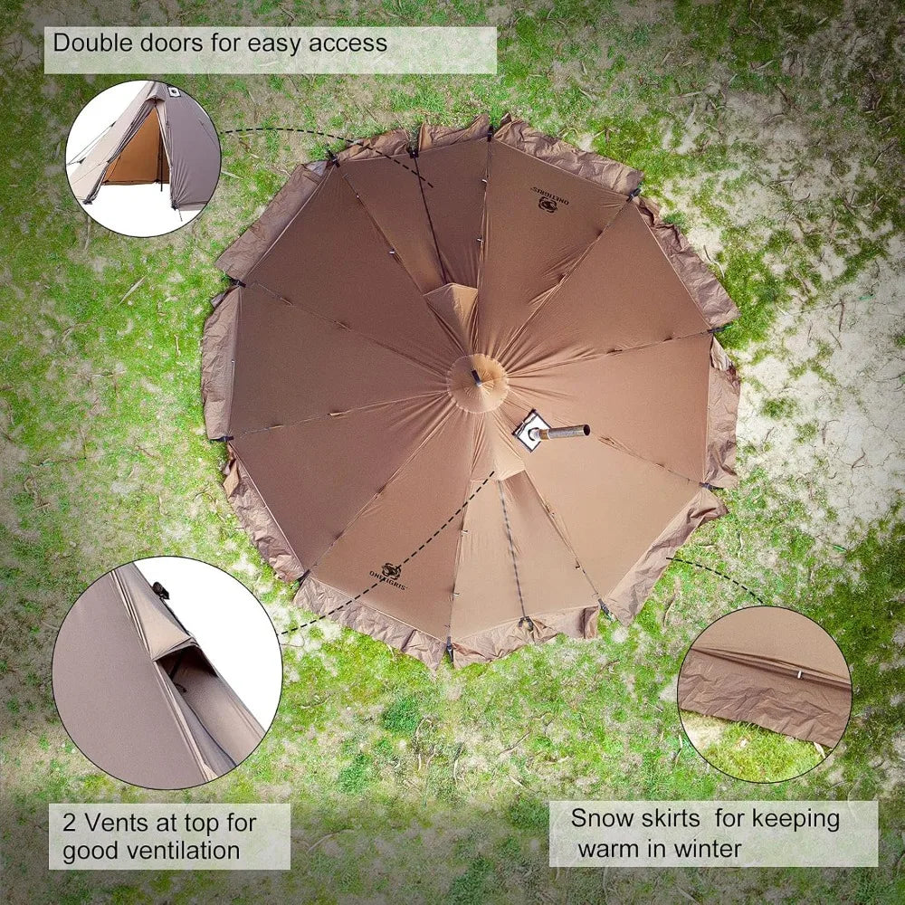 Rock Fortress Hot Tent Stove Jack 4 Season 4 To 6 Person