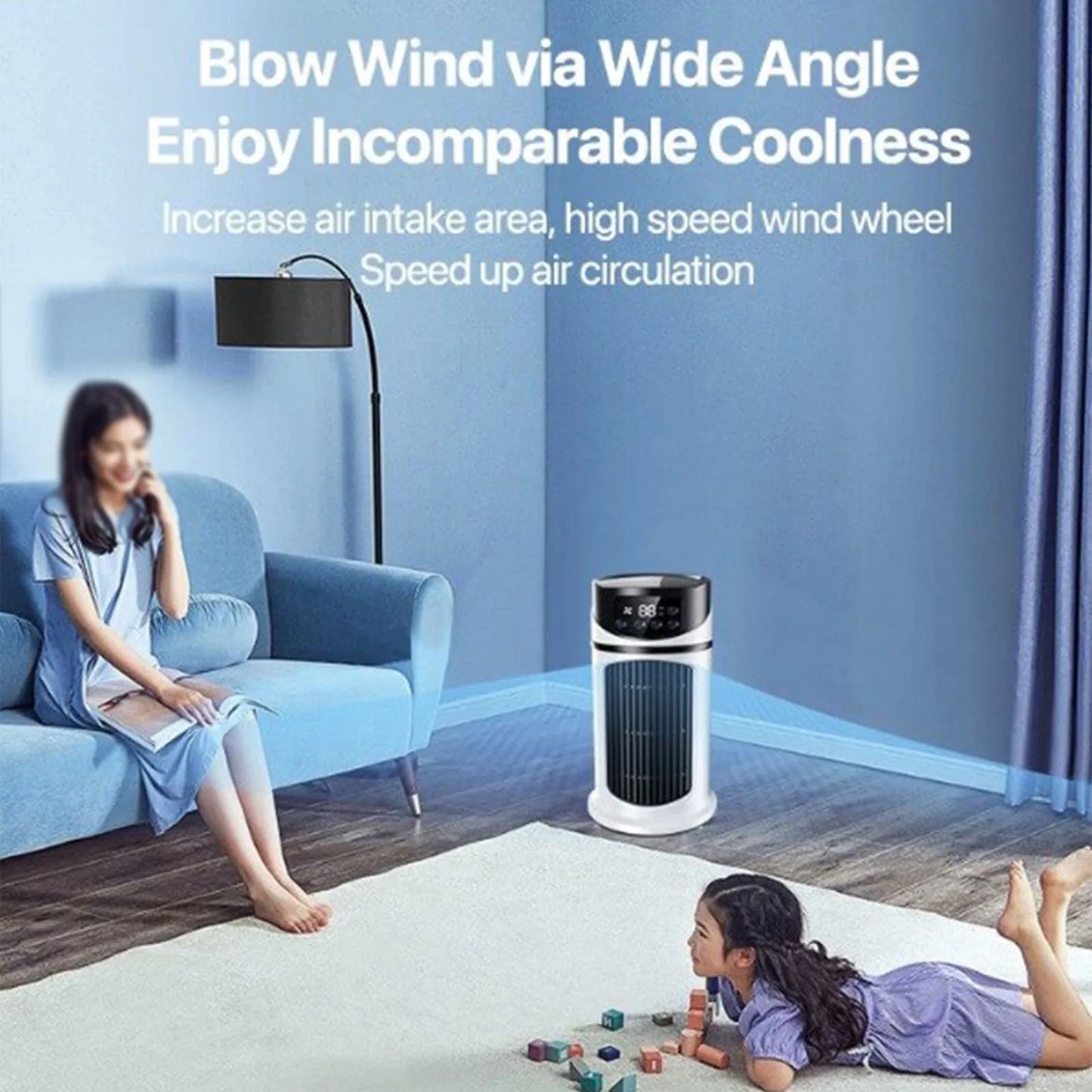 LIXADA Portable Mini Air Conditioner With Humidifier