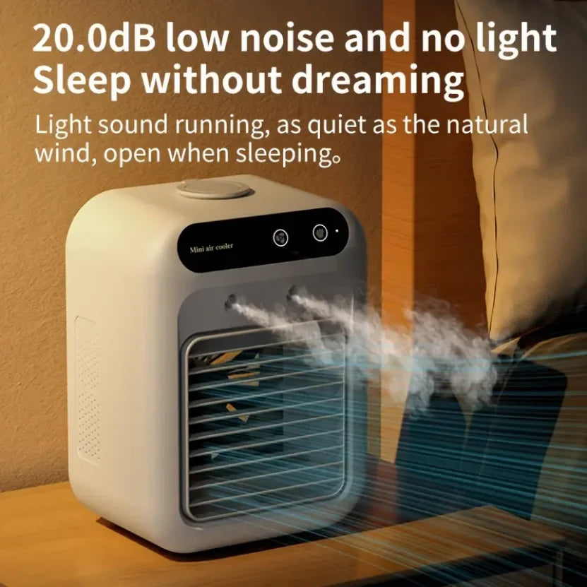 Hign-concerned Rechargeable Mini Air Conditioner Fan
