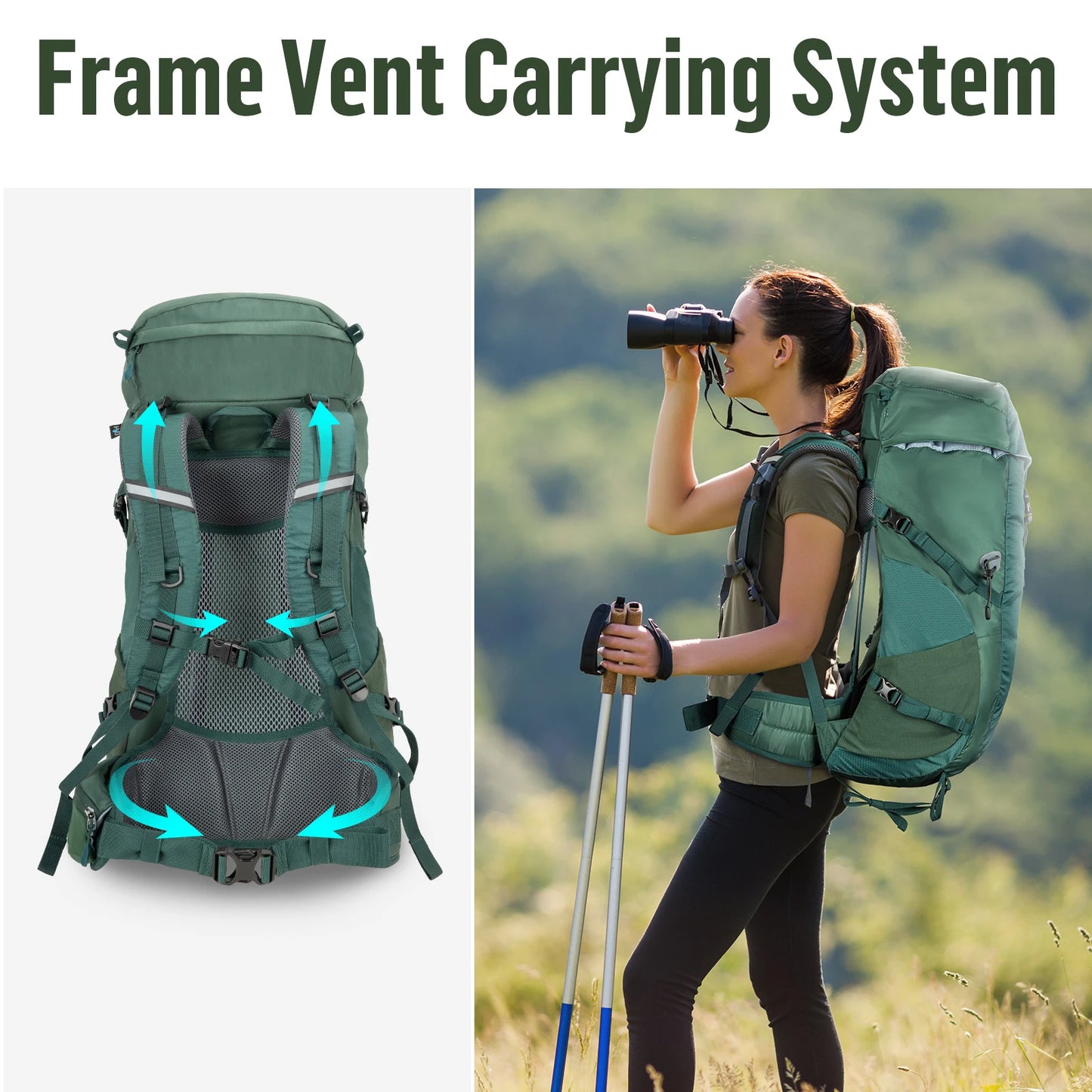 Night Cat Hiking Backpack Internal Frame Ultralight Gear