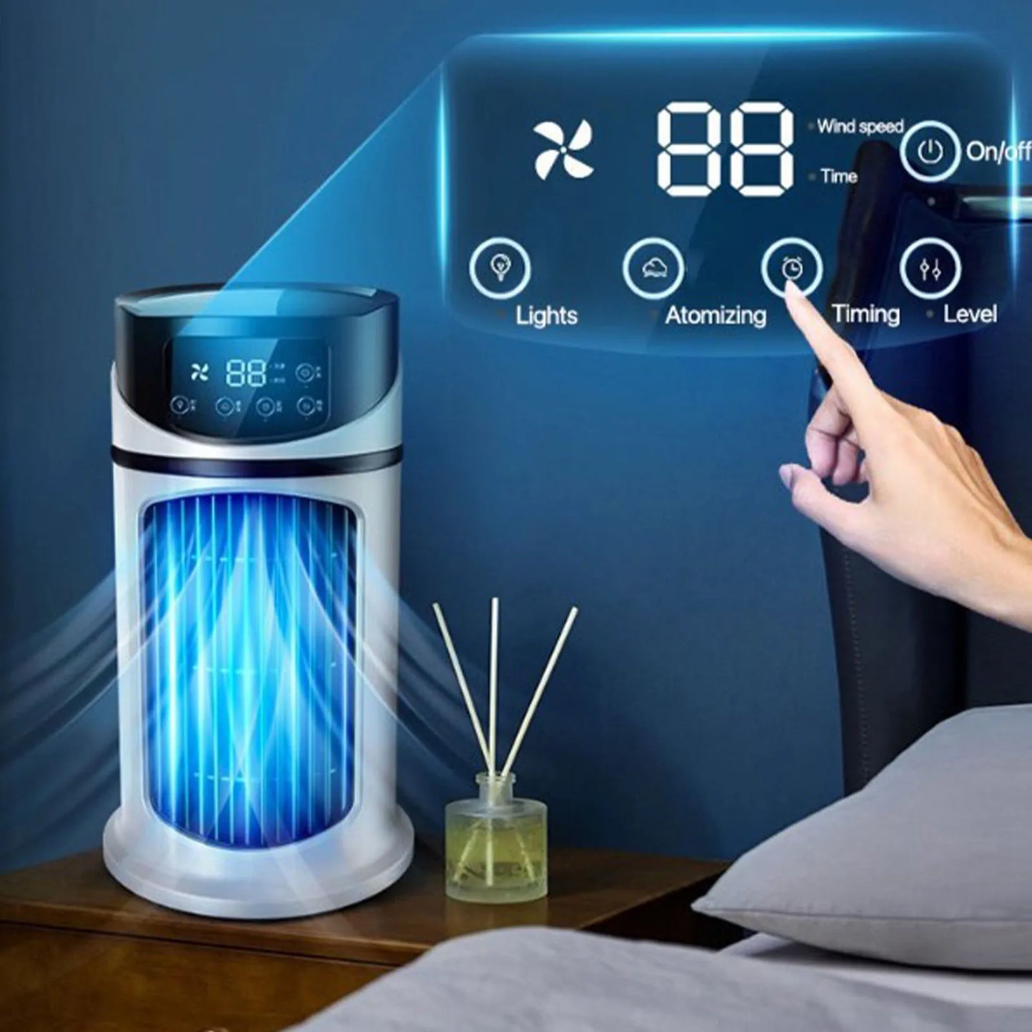 LIXADA Portable Mini Air Conditioner With Humidifier