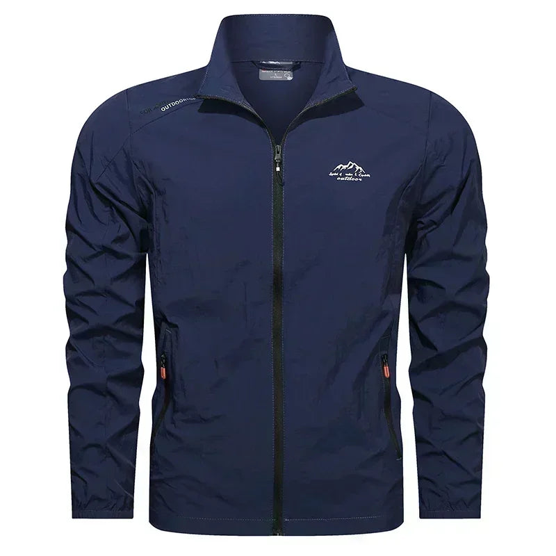 UPF100 Windbreaker For Men Lightweight Breathable Jacket