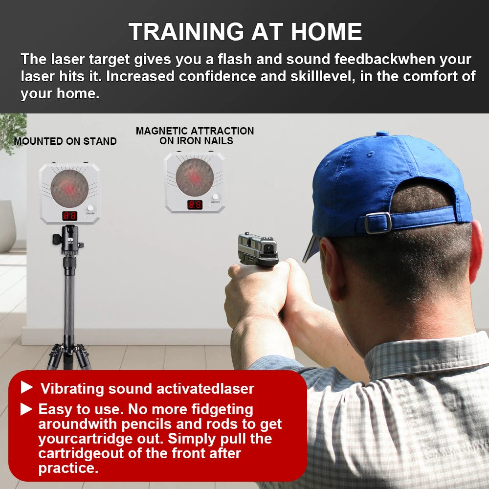 Electronic Infrared Laser Target for Shooting Practice with Sound Effects