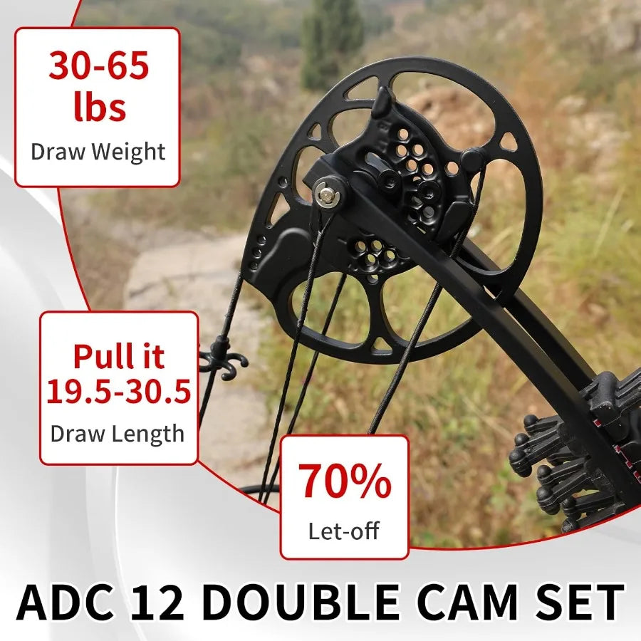 Hign-concerned Compound Bow And Arrow Set With Adjustable Draw Weight