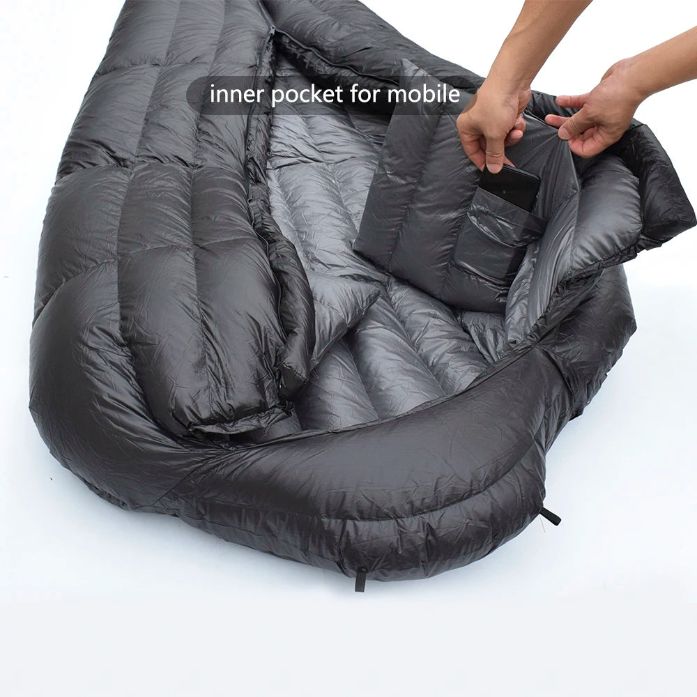 Kamperbox Winter Down Sleeping Bag Ultralight Camping Gear