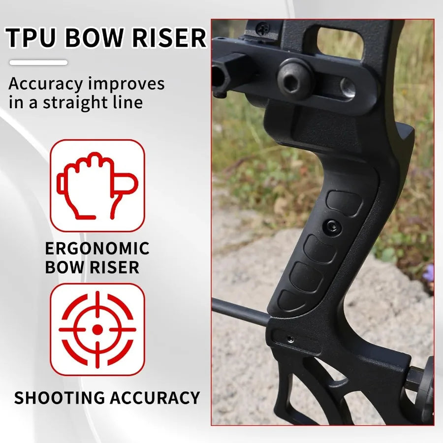 Hign-concerned Compound Bow And Arrow Set With Adjustable Draw Weight