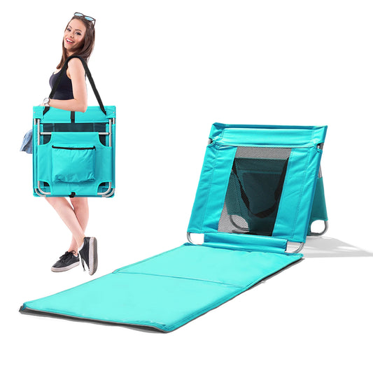 AUKYGGUS Foldable Beach Lounger Lightweight Sun Chair