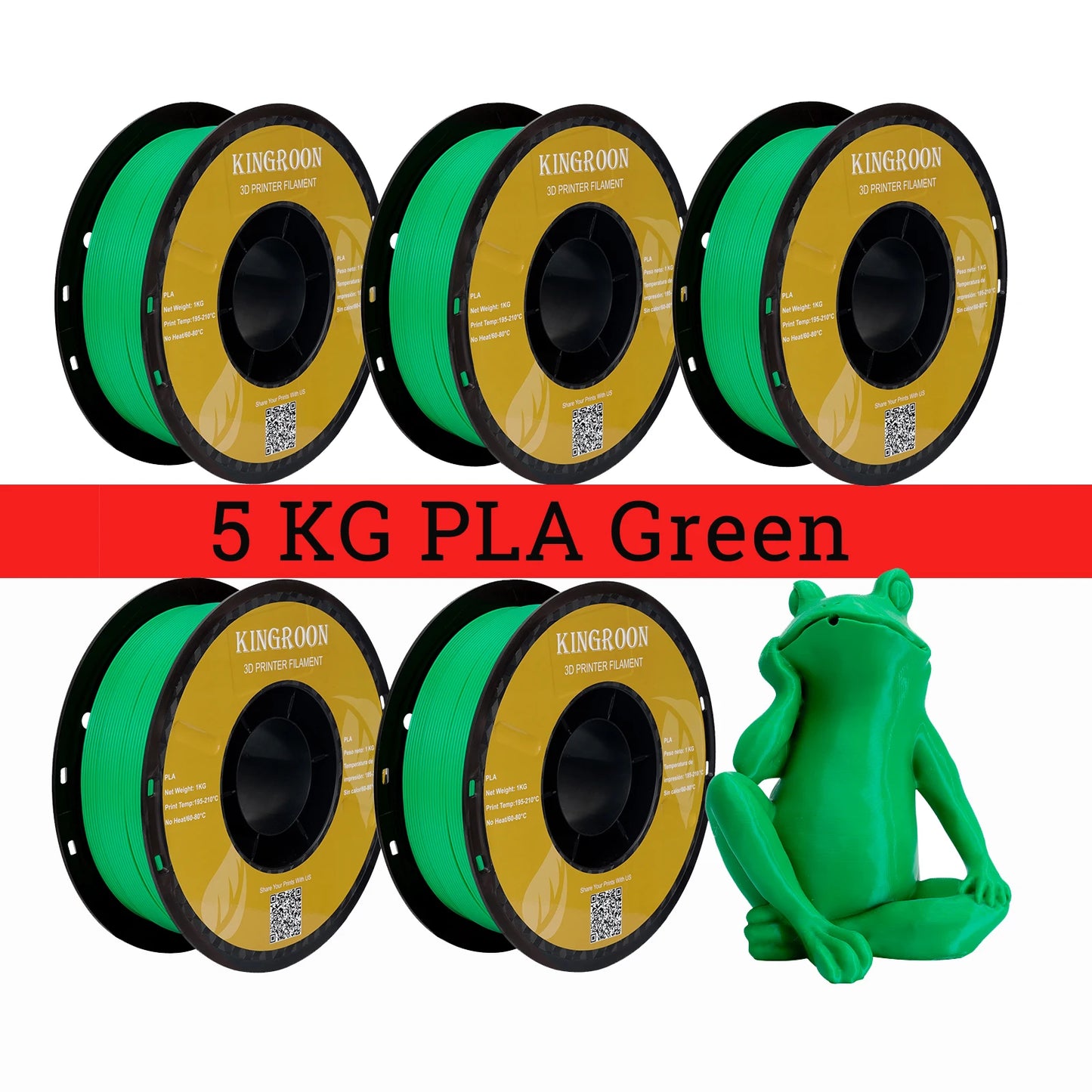 Kingroon PLA Filament 1.75mm For 3D Printers High Quality