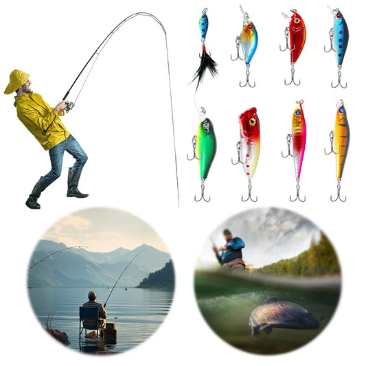APWIKOGER Minnow Lures Swimbait Set for Trout Bass Kit