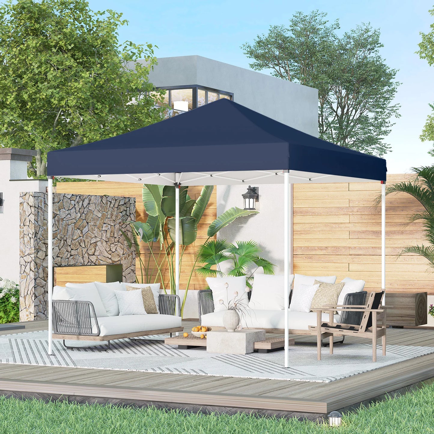 MORNGARDO Pop Up Canopy Tent Easy Set Up Outdoor Gazebo