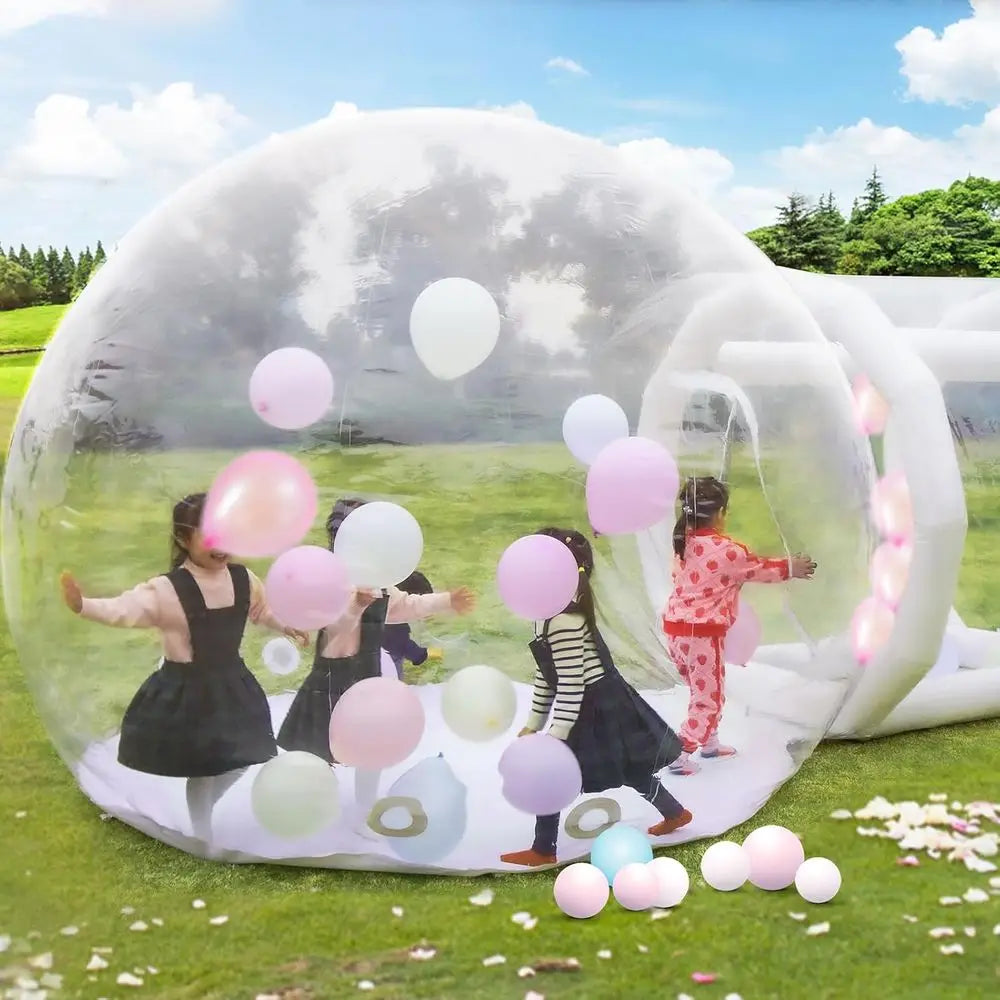 ZHUXIANG Inflatable Bubble Dome With Tunnel And Air Blower