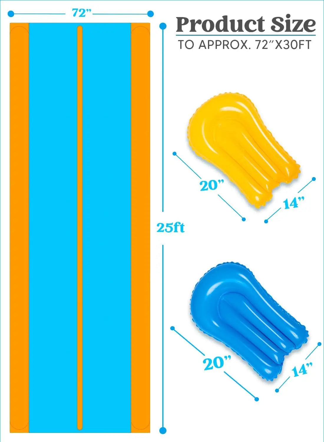 Hign-concerned Double Lane Water Slide With Sprinkler