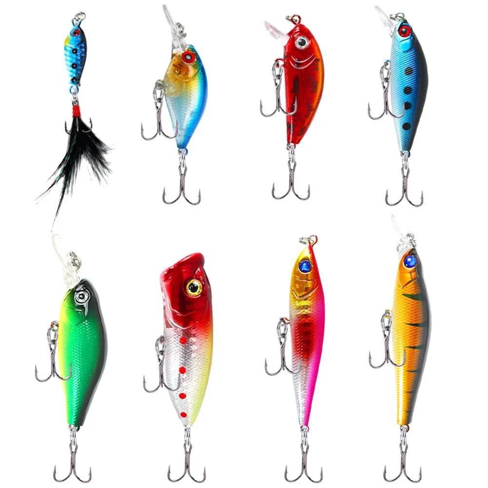 APWIKOGER Minnow Lures Swimbait Set for Trout Bass Kit