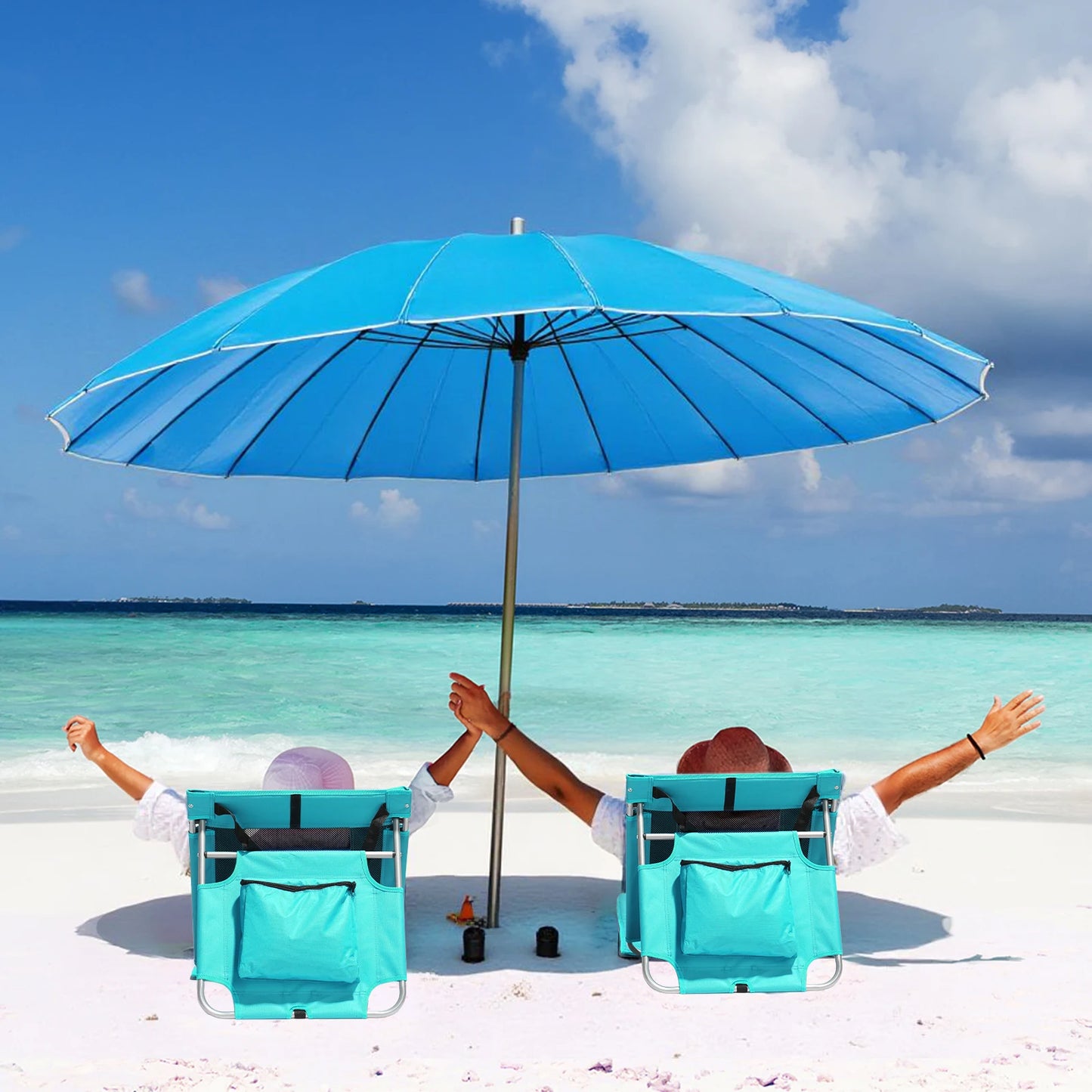 AUKYGGUS Foldable Beach Lounger Lightweight Sun Chair