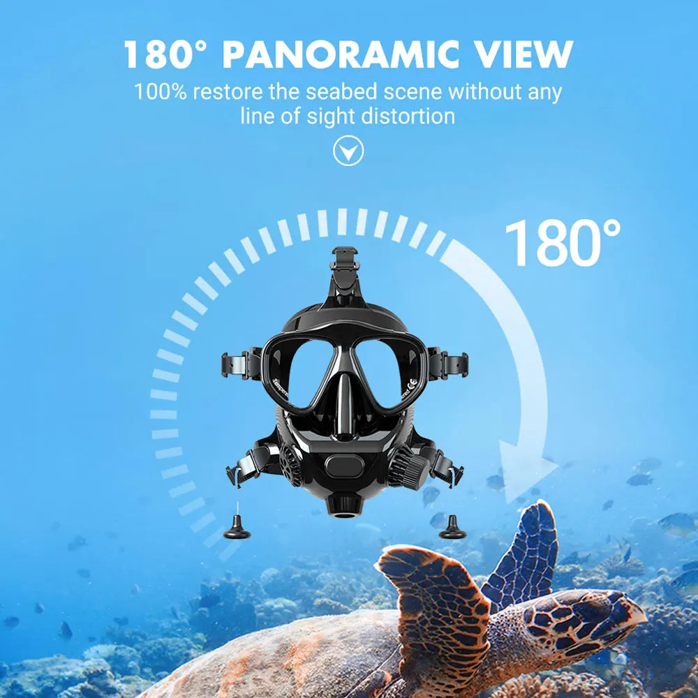 Hign-concerned Full Face Dive Mask For Diving Snorkeling