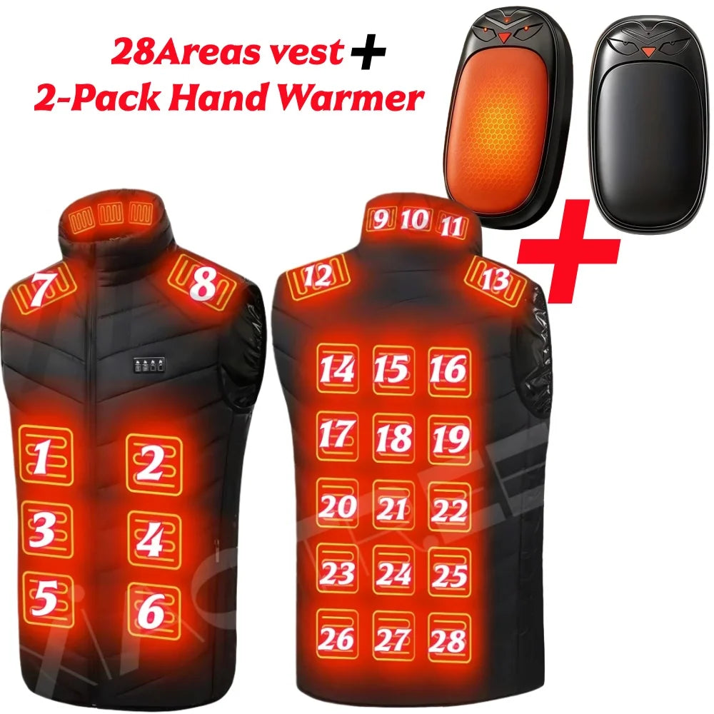 XIAOTREECN Heated Vest USB Electric Warmer for Men Women Camping