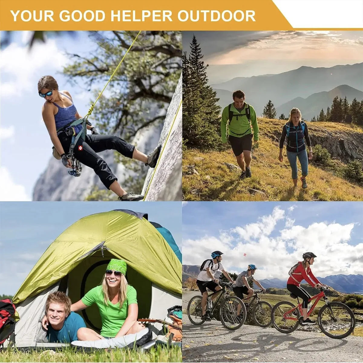 Hign Concerned Outdoor Survival First Aid Kit Emergency Gear