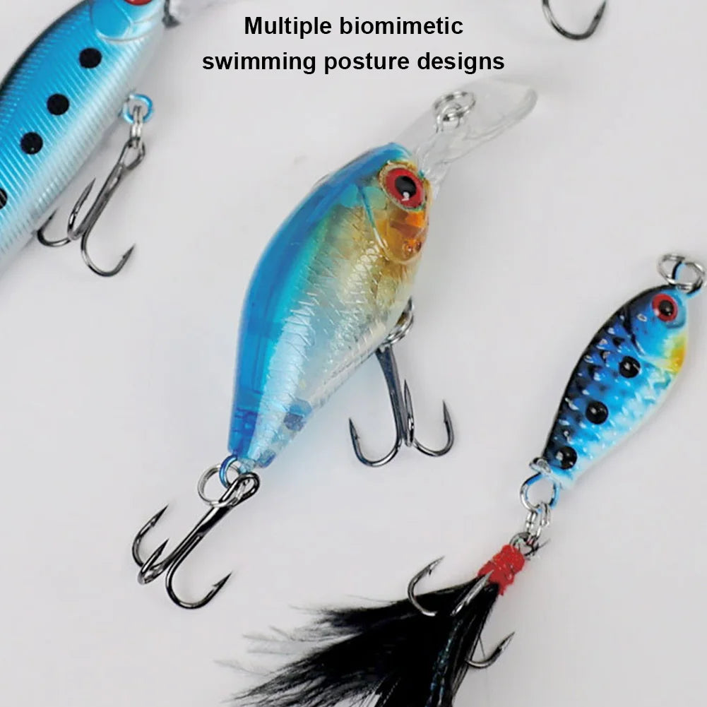 APWIKOGER Minnow Lures Swimbait Set for Trout Bass Kit