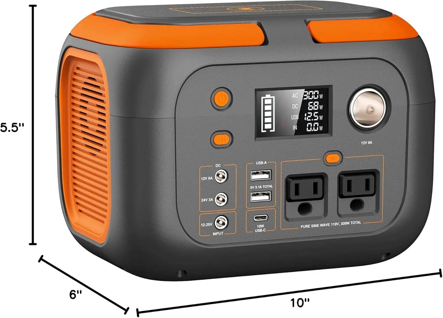 SinKeu Portable Power Station 600W Solar Generator