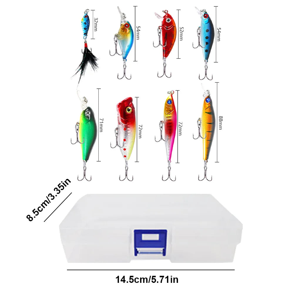 APWIKOGER Minnow Lures Swimbait Set for Trout Bass Kit