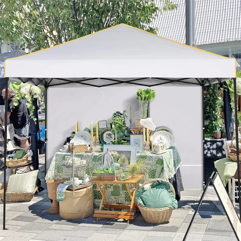 Tooluck Pop Up Canopy Tent With Sidewalls And Roll Up Mesh Windows Gazebo