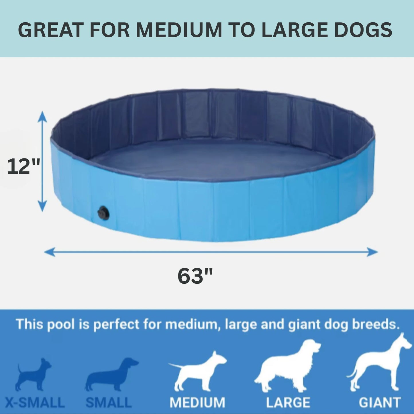 Hign-concerned SummerPawz Foldable Portable Dog Pool