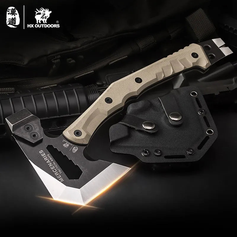 HX OUTDOORS Mercenarys Full Tang Camping Survival Tomahawk Hatchet