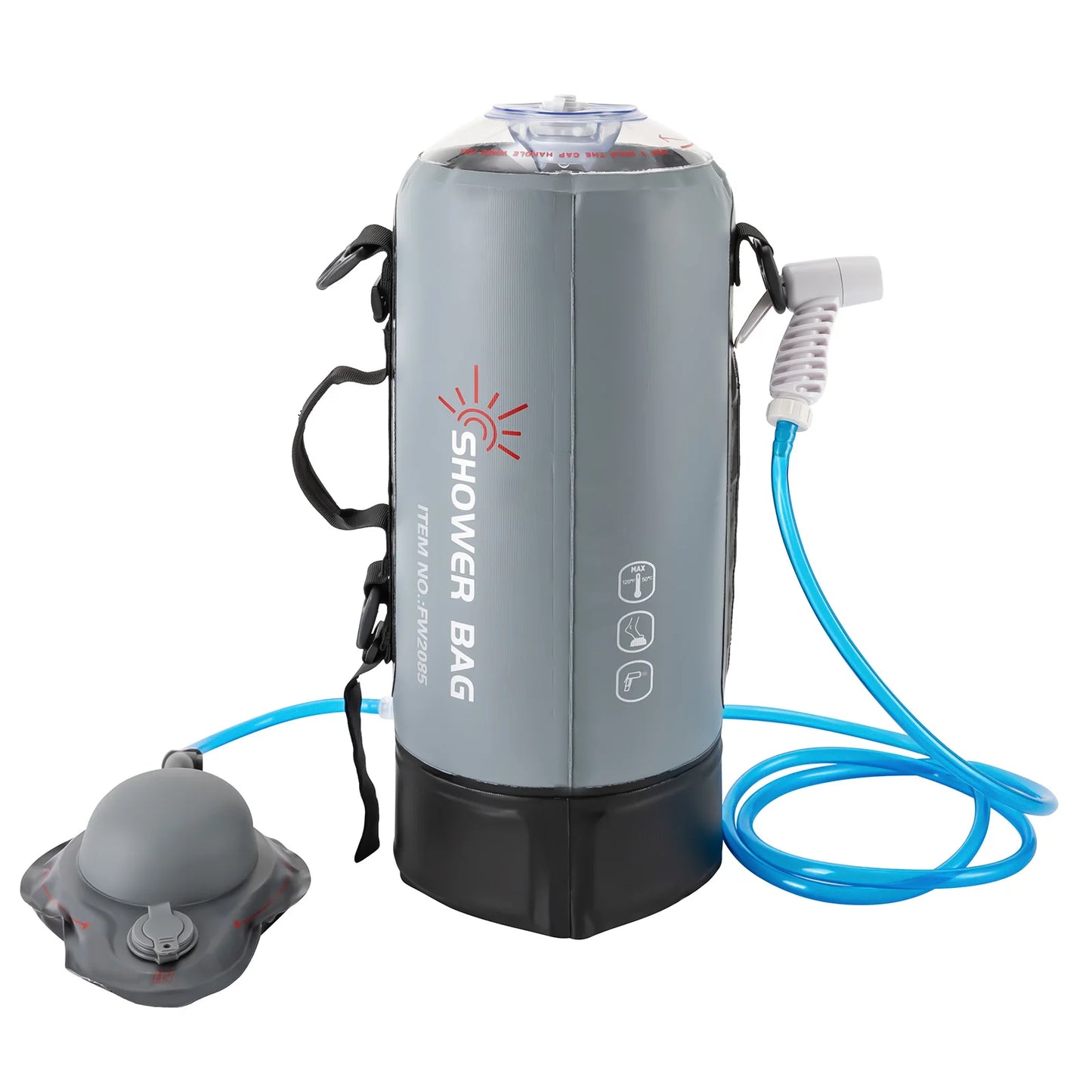 Portable Camp Shower With Pump For Outdoor Travel Hiking