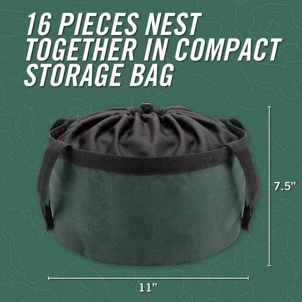 Hign-Concerned Cook Set Outdoor Camping Kitchen Gear