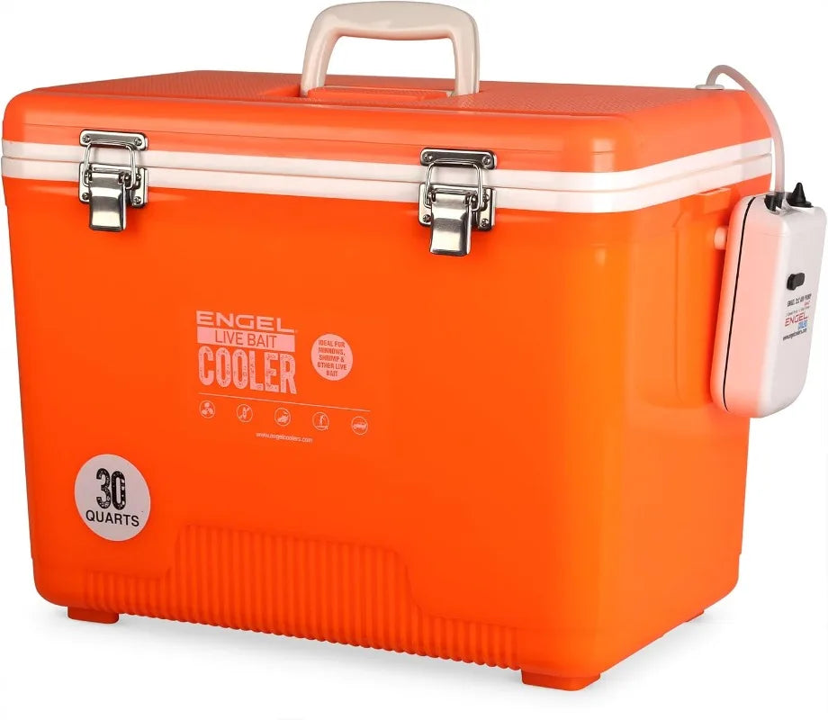 YTYIN Minnow Bait Cooler Box With Aerator Pump Portable