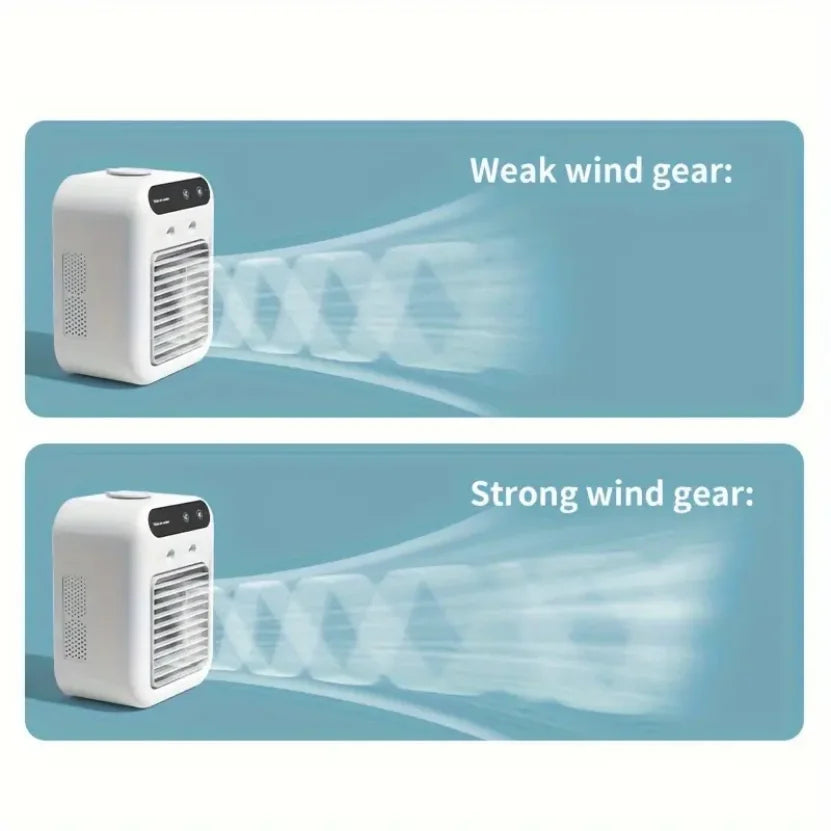 Hign-concerned Rechargeable Mini Air Conditioner Fan