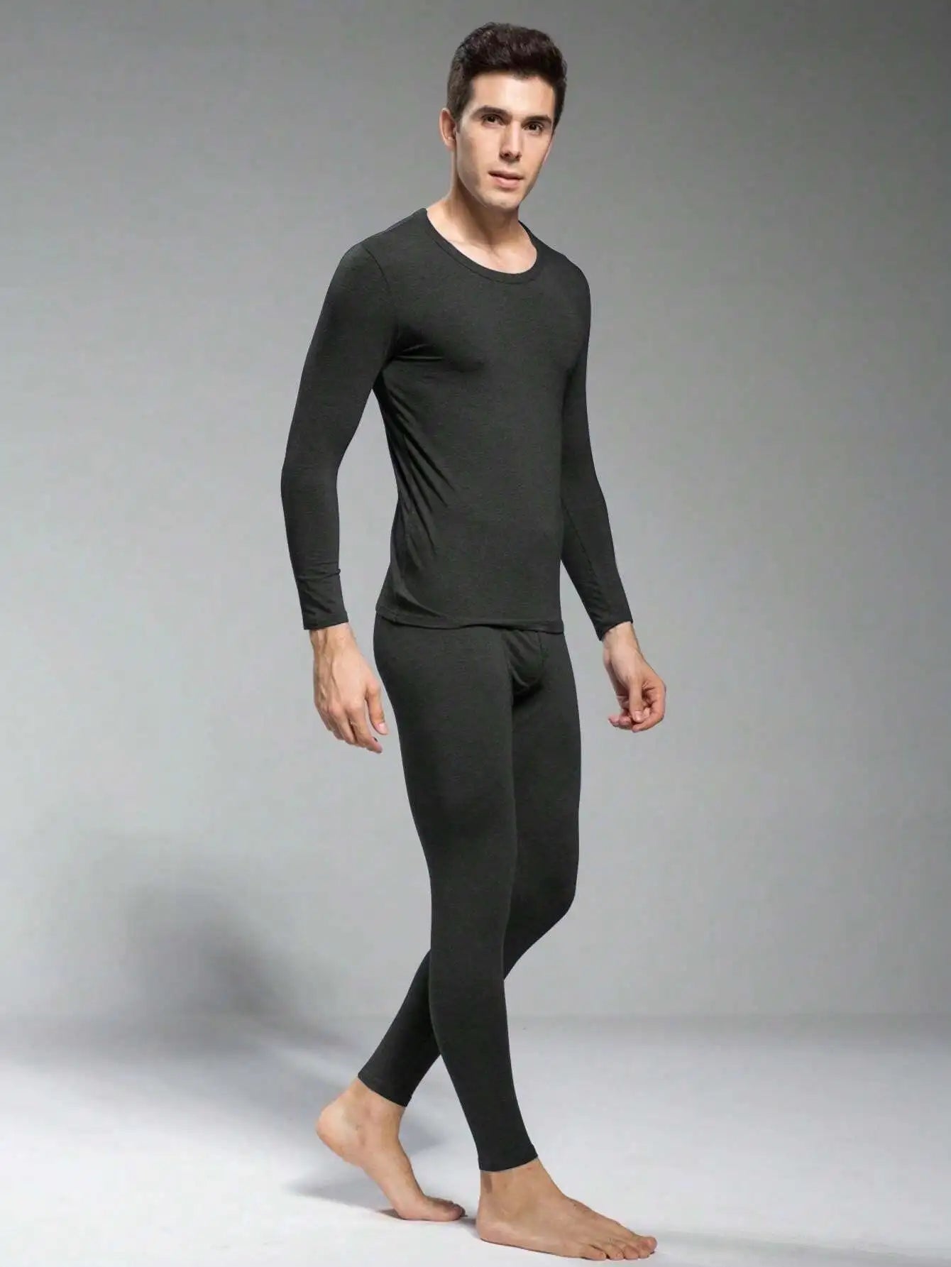 Thermal Underwear Set Cold Weather Two Piece Polyester
