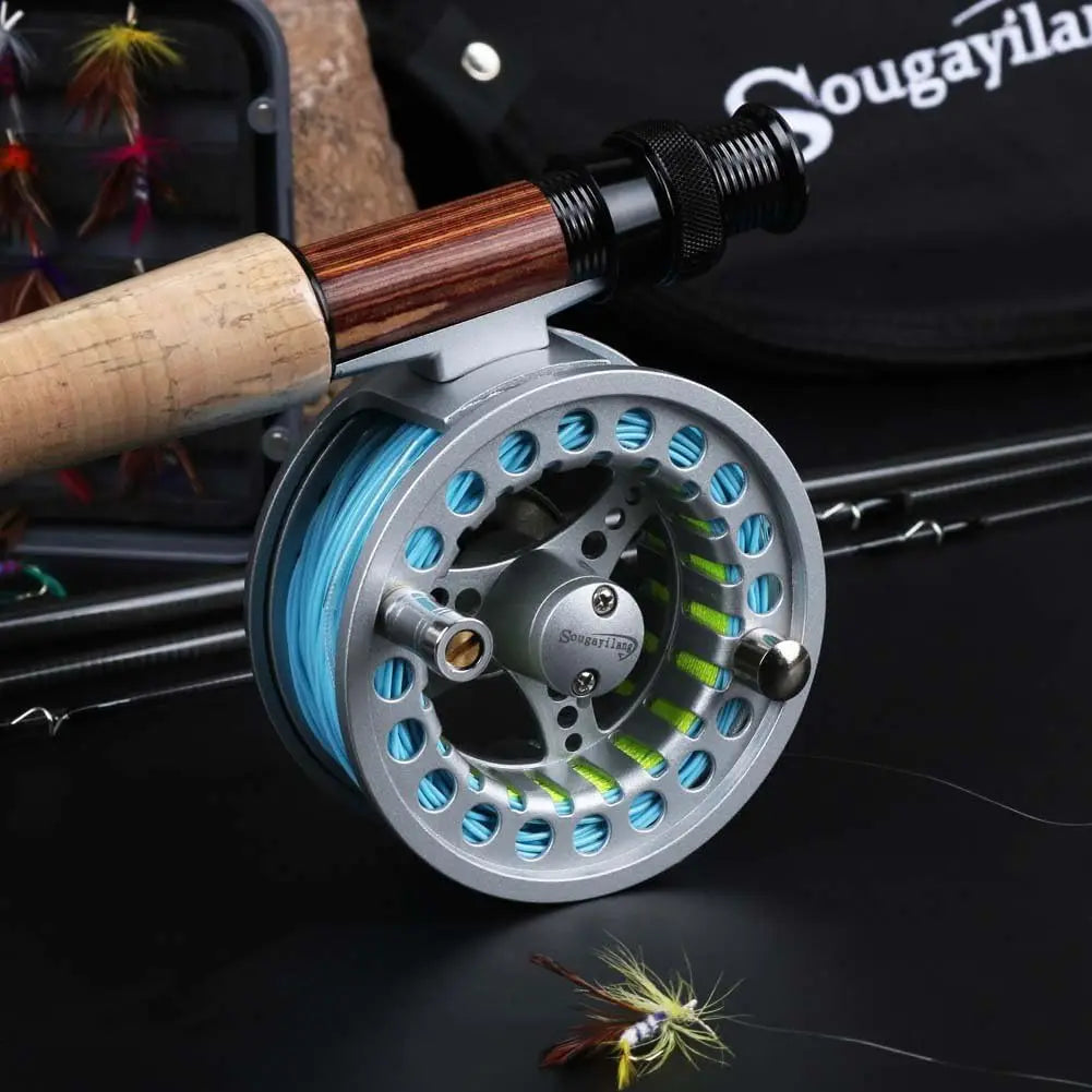 Fly Fishing Rod And Reel Combo For Saltwater Freshwater Angling