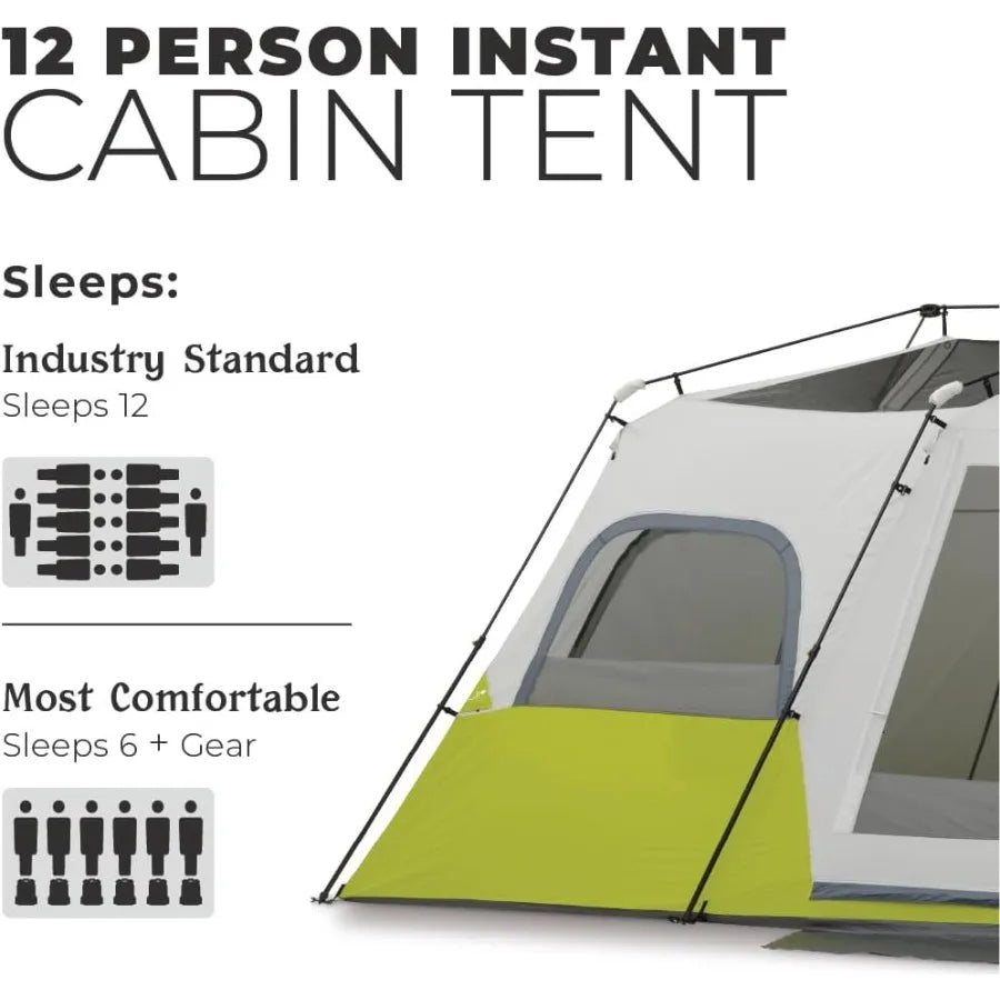 Instant Cabin Tents For Family Car Camping MultiRoom PopUp Design With Builtin Storage
