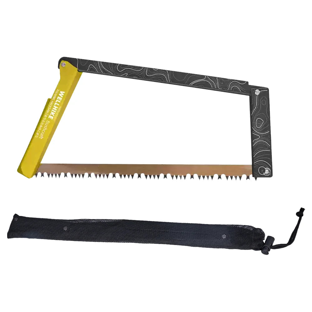 Folding Camp Saw Aluminum Alloy With Storage Bag For Camping