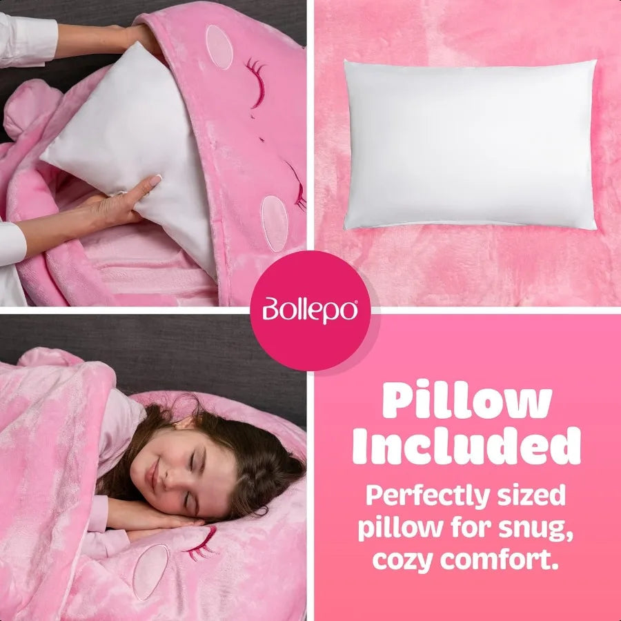 Guangdong Glow In The Dark Kids Sleeping Bag With Pillow