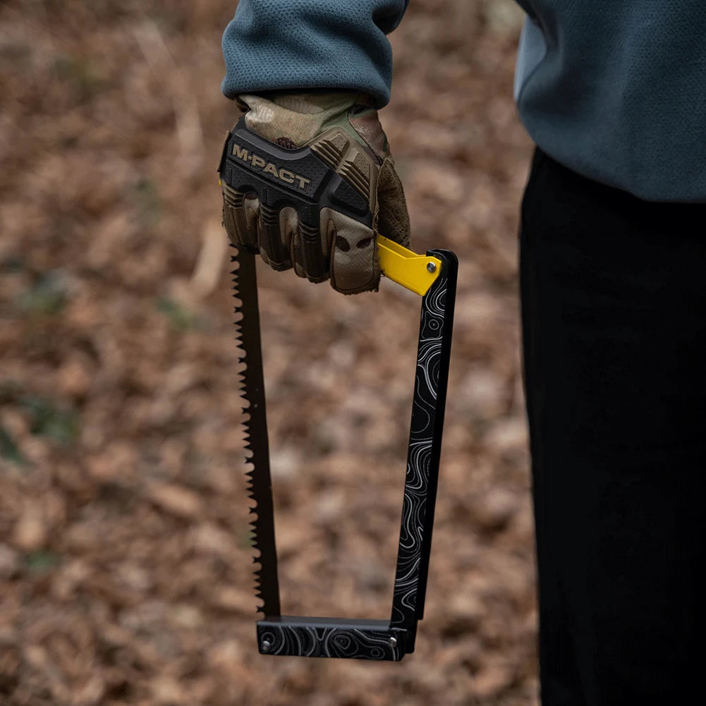 Folding Camp Saw Aluminum Alloy With Storage Bag For Camping