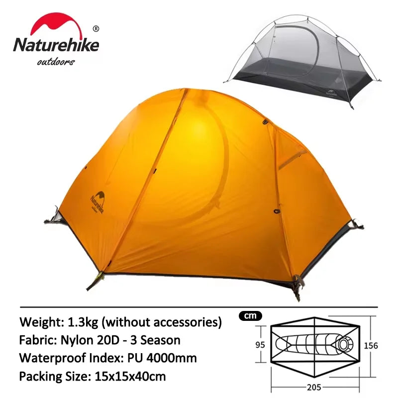 Naturehike Ultralight Backpacking Tent Double Layer Camping