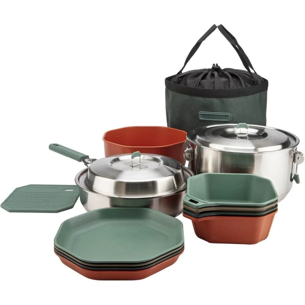Hign-Concerned Cook Set Outdoor Camping Kitchen Gear