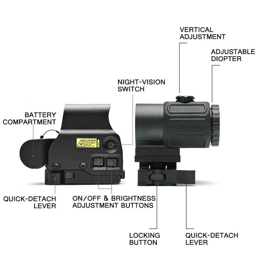 Bestsight 558 G43 Holographic Sight With Rail Mount