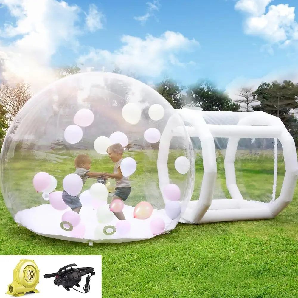 ZHUXIANG Inflatable Bubble Dome With Tunnel And Air Blower
