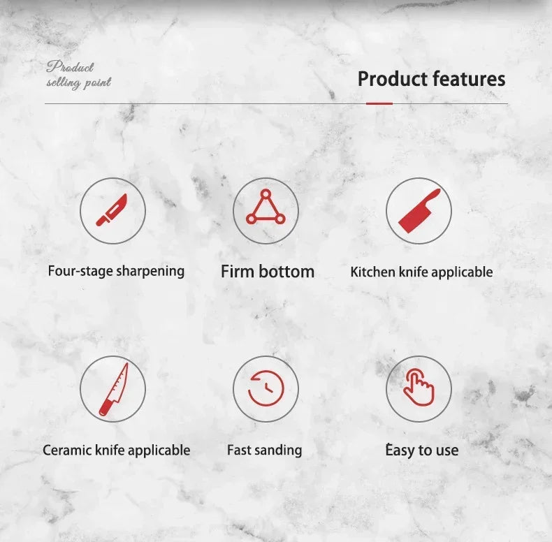 Grinder Taidea 4 Stage Diamond Knife Sharpener 2800 RPM