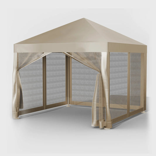 MORNGARDO Mosquito Net Gazebo Canopy for Outdoor Backyard Patio